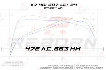 BMW X7 40i G07 rest 380 л.с. 520 Нм